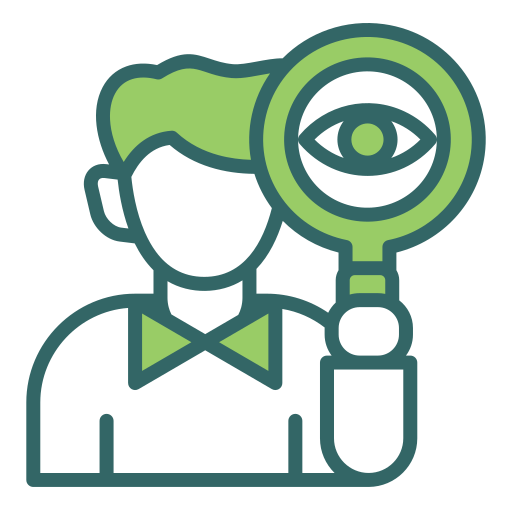 Attention to detail free icon