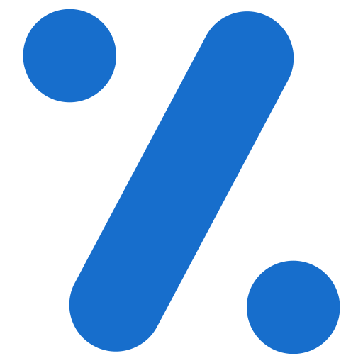 porcentaje icono gratis