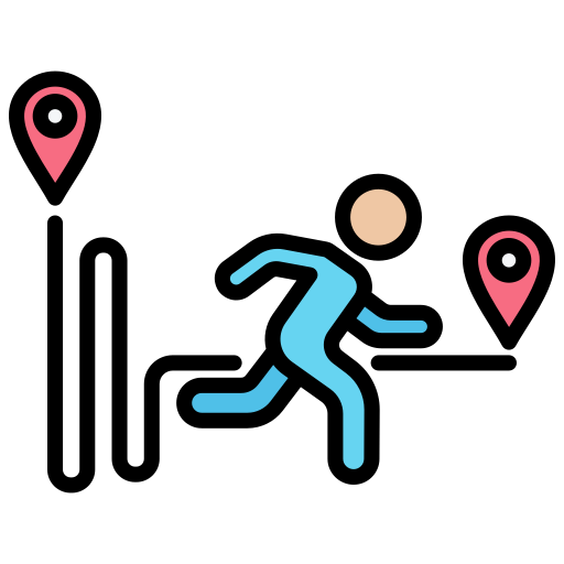 maratón icono gratis