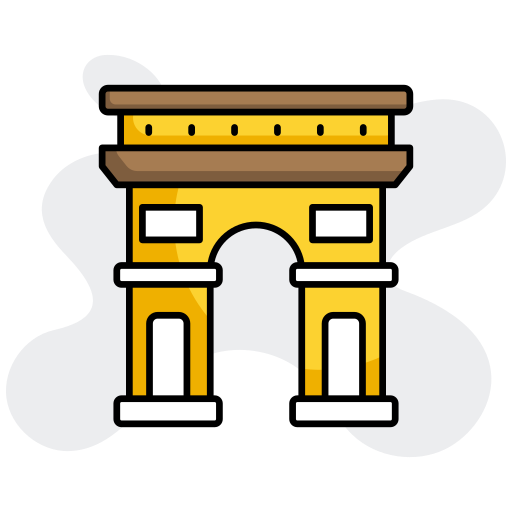 Arc de triumph free icon