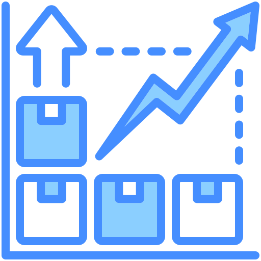 existencias icono gratis