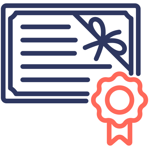 certificado icono gratis