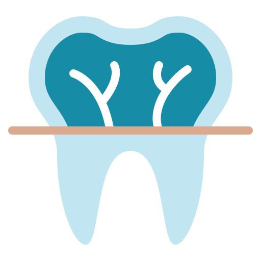 radiografía dental icono gratis