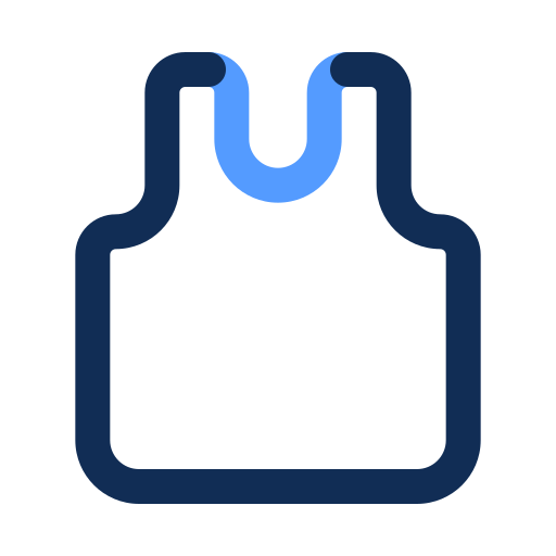 camisa sin mangas icono gratis