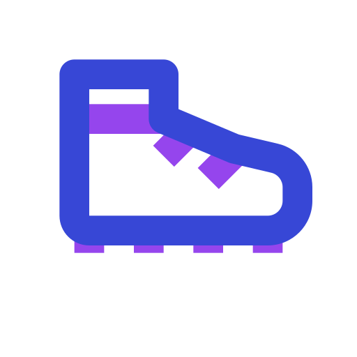 zapato de fútbol icono gratis