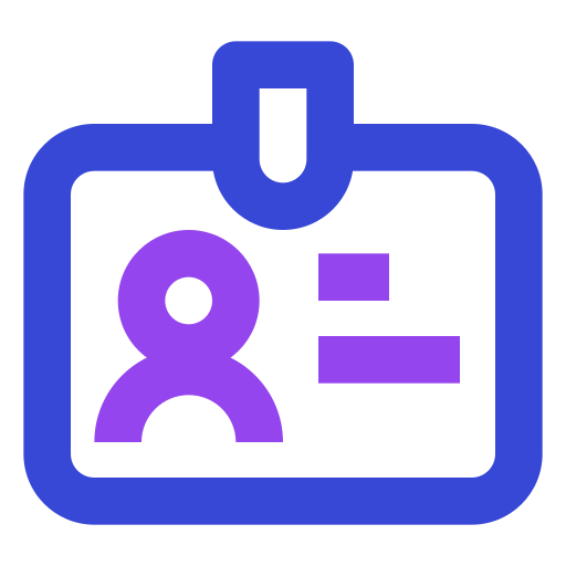 tarjeta de identificación icono gratis