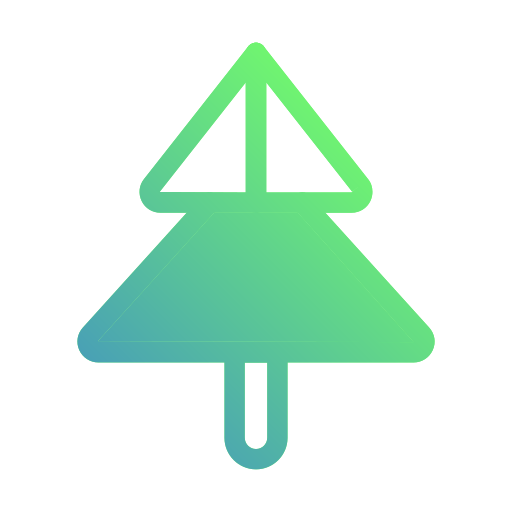 árbol de navidad icono gratis