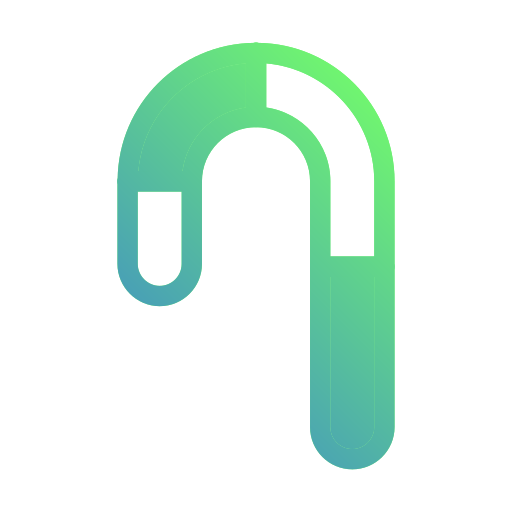 bastón de caramelo icono gratis