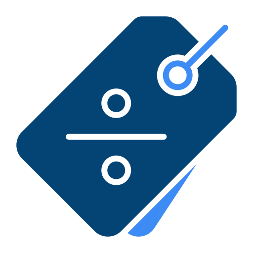 etiqueta de descuento icono gratis