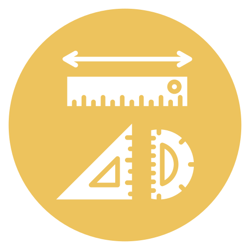 medidas icono gratis