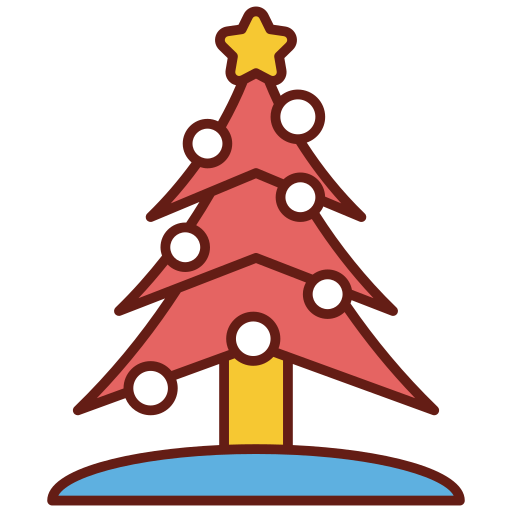 árbol de navidad icono gratis