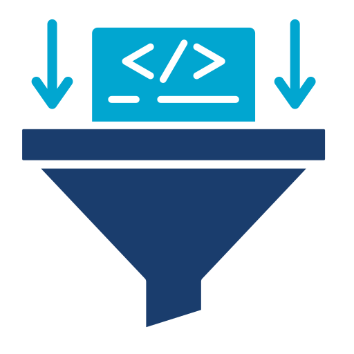 flujo de datos icono gratis