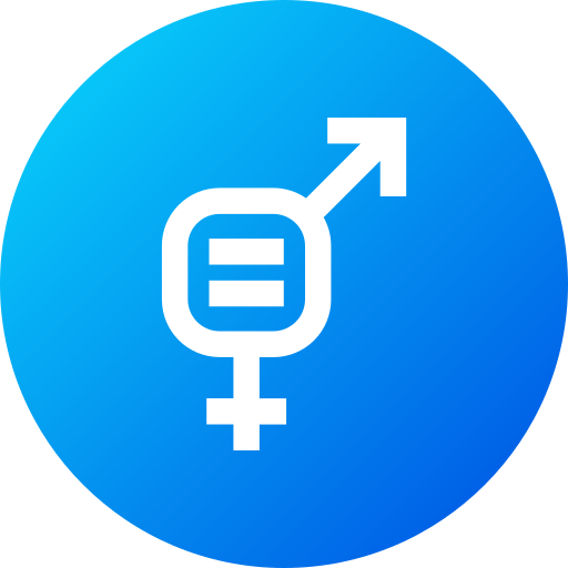 igualdad de género icono gratis