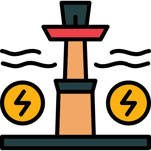 Wave power free icon Wave power free icon