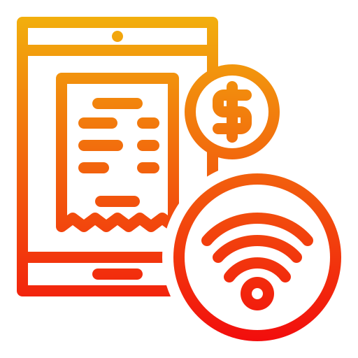 pago en línea icono gratis