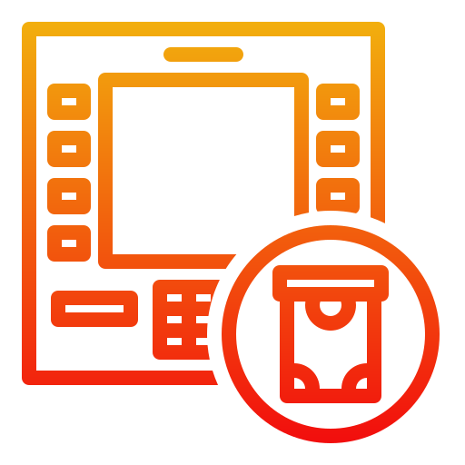 cajero automático icono gratis