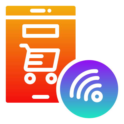 compras en línea icono gratis