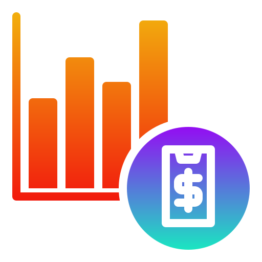 gráfico de barras icono gratis