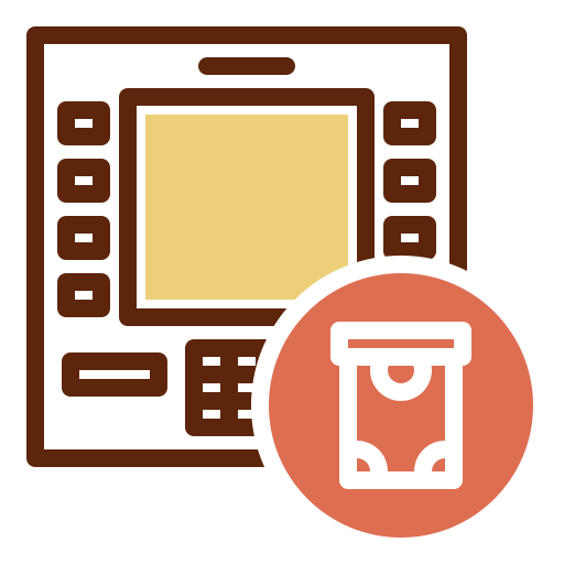 cajero automático icono gratis