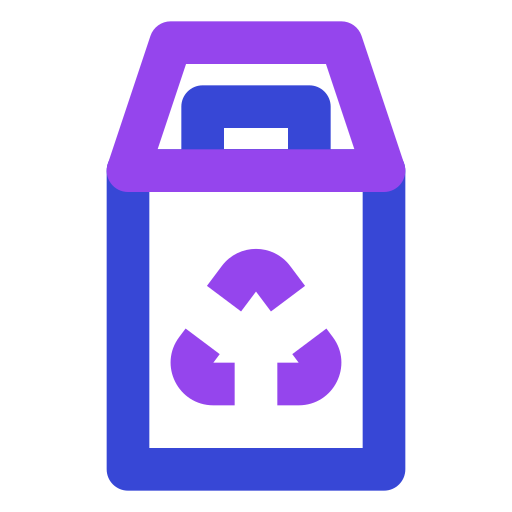 papelera de reciclaje icono gratis