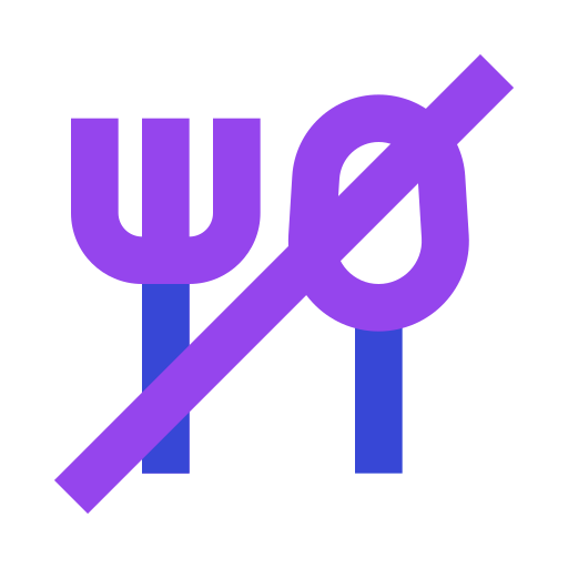 sin comida icono gratis