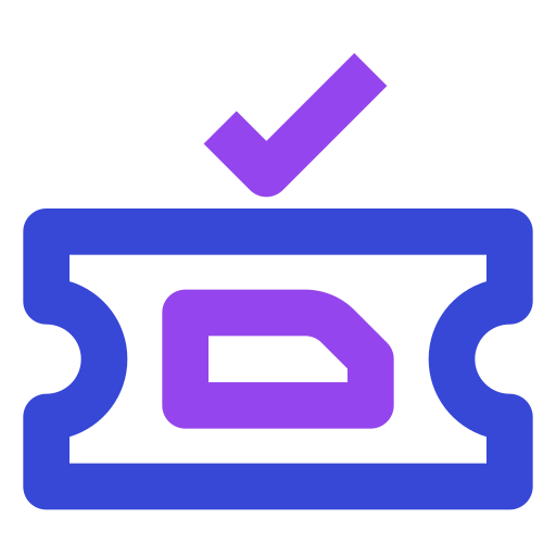 Ticket free icon Ticket free icon