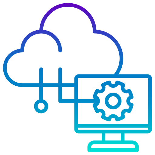 computación en la nube icono gratis