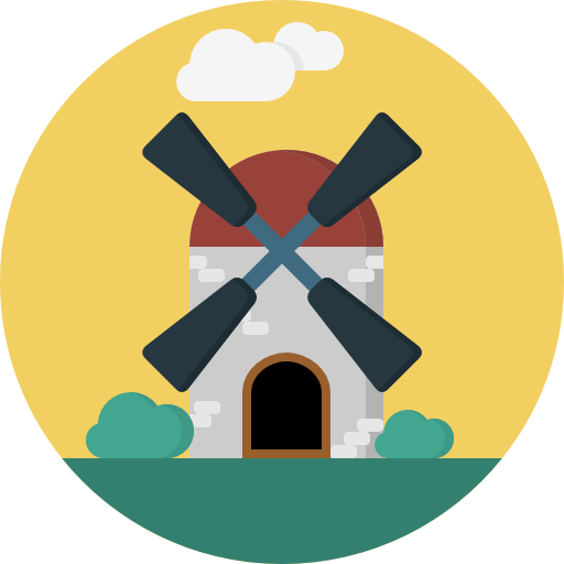 Windmill free icon Windmill free icon