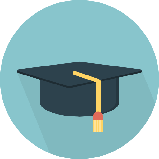 Education, graduation, hat, student, university icon - Download on