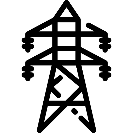 torre electrica icono gratis