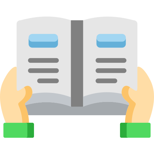 lisant un livre Icône gratuit lisant un livre Icône gratuit