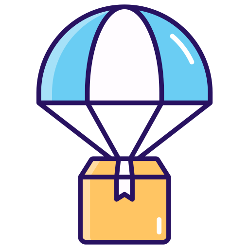 공중 투하 무료 아이콘