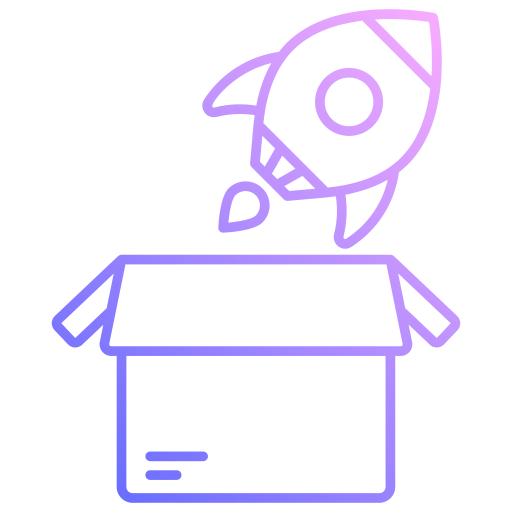 lançamento do produto grátis ícone