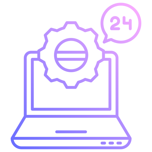 servicios en línea icono gratis