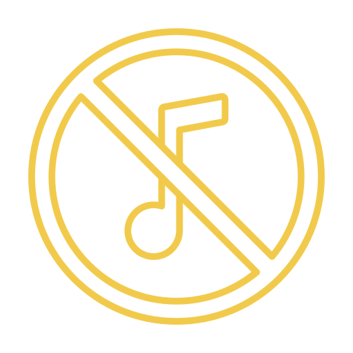 sin música icono gratis