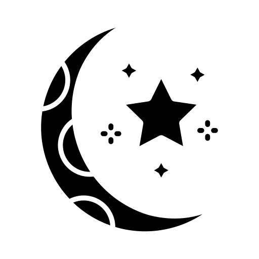 lua crescente grátis ícone