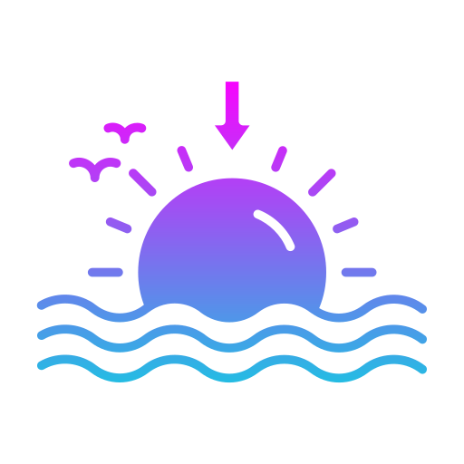 일몰 무료 아이콘