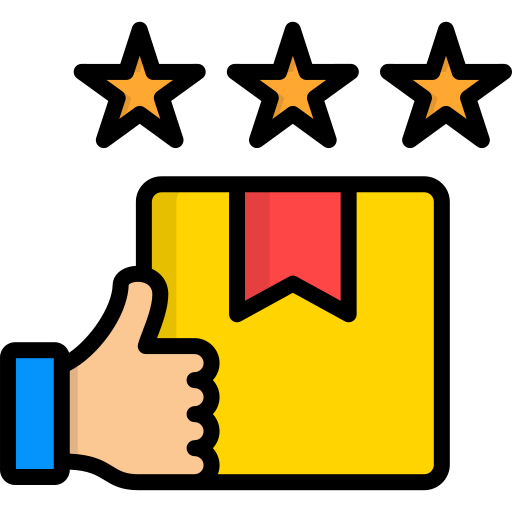 reseña del producto icono gratis