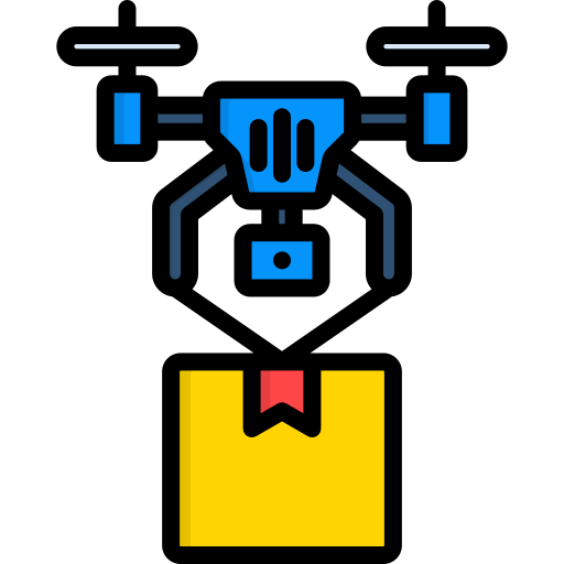 livraison par drone Icône gratuit livraison par drone Icône gratuit