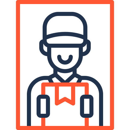 entrega a domicilio icono gratis