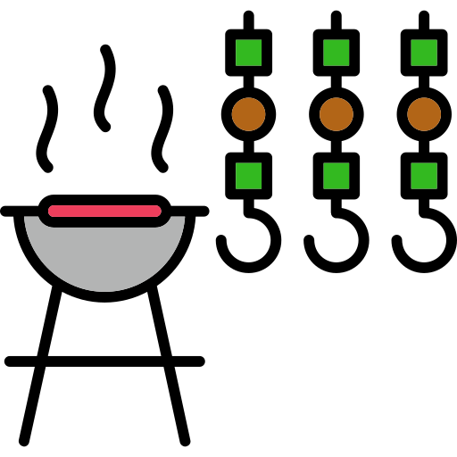 parrilla de barbacoa icono gratis