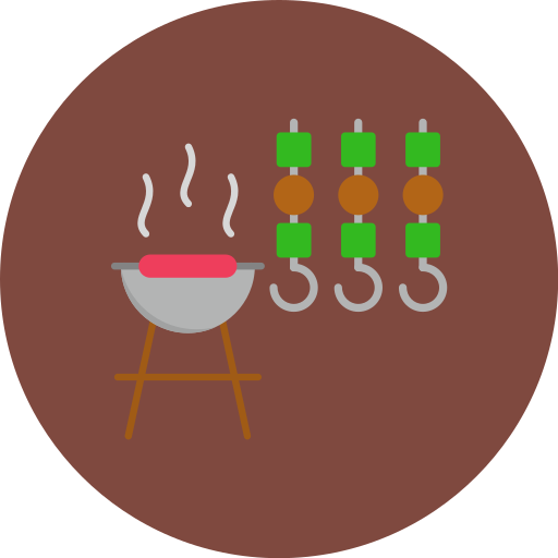 parrilla de barbacoa icono gratis