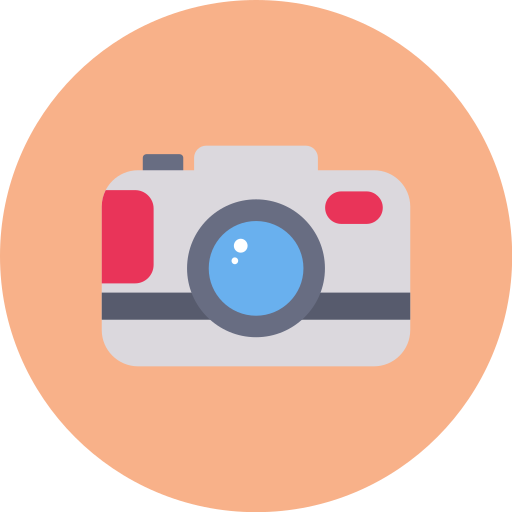 cámara de fotos icono gratis