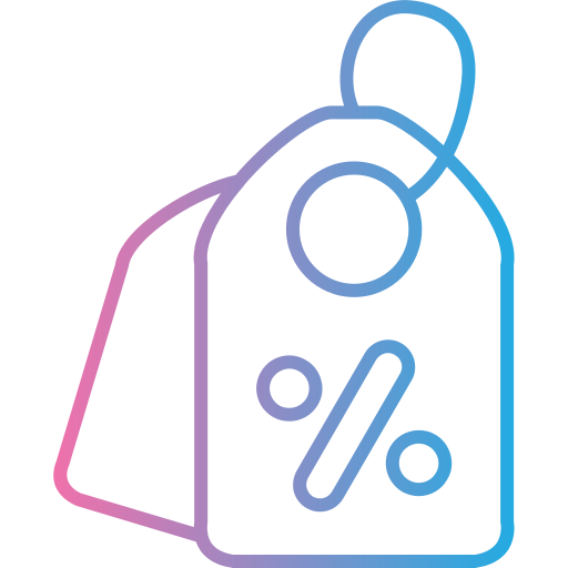 etiqueta de precio icono gratis