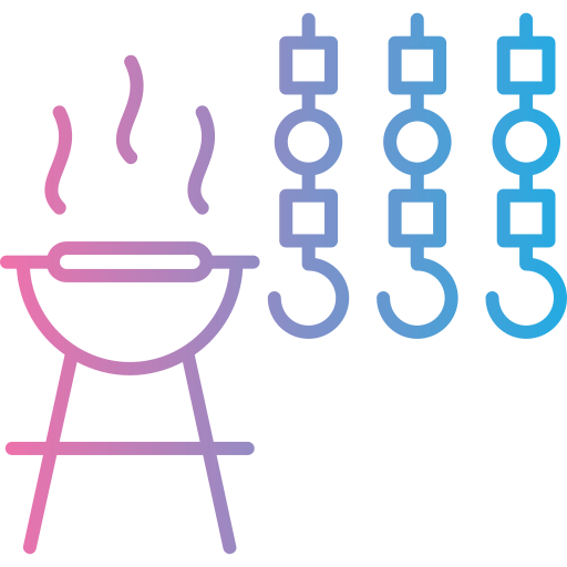 parrilla de barbacoa icono gratis
