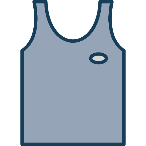 camiseta sin mangas icono gratis