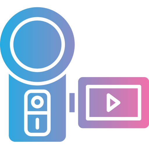 cámara de video icono gratis