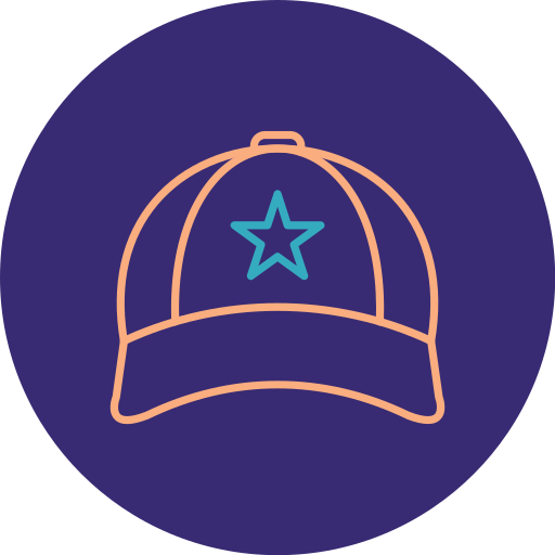 gorra de béisbol icono gratis