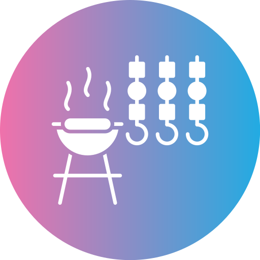 parrilla de barbacoa icono gratis