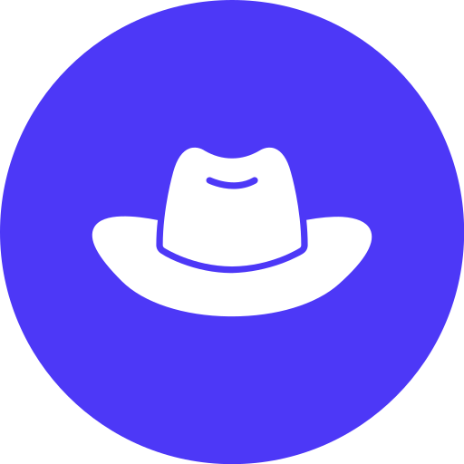 sombrero de vaquero icono gratis